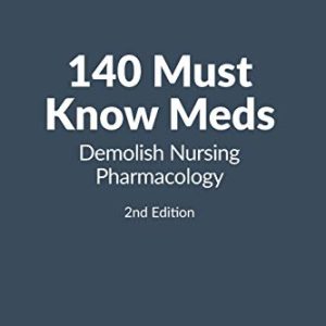 140 Must Know Meds: Demolish Nursing Pharmacology ISBN-13: 9781508528166