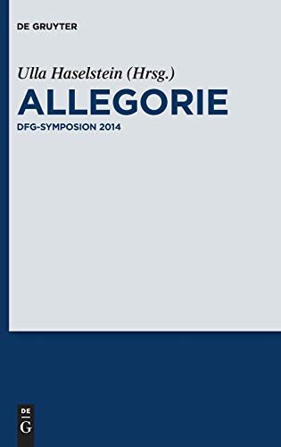 Allegorie: DFG-Symposion 2014 (German Edition) 1st Edition 9783110333558 - Image 2