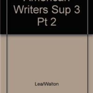 American Writers Supplement 3v2 Hardcover – December 31