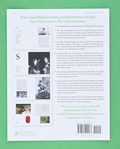 The Lyrics: 1956 to the Present Hardcover – November 2, 2021 9781631492563