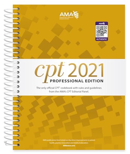 CPT Professional Edition 2021 (CPT / Current Procedural Terminology (Professional Edition)) Professional Edition 9781640160491