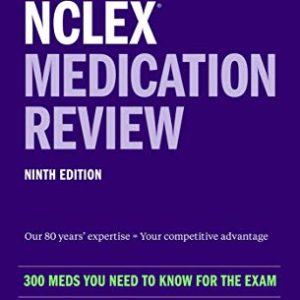 NCLEX Medication Review: 300+ Meds You Need to Know for the Exam in a Pocket-Sized Guide (Kaplan Test Prep) ISBN-13: 9781506276359