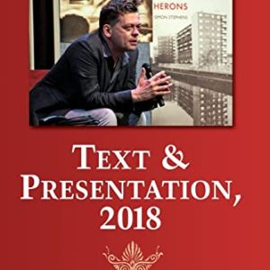 Text & Presentation, 2018 (The Comparative Drama Conference Series, 15) ISBN-13: 9781476670379