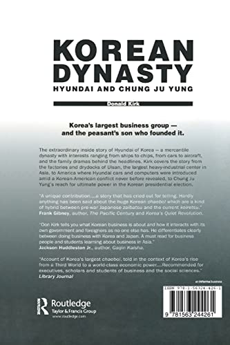 Korean Dynasty: Hyundai and Chung Ju Yung 1st Edition 9781563244261 - Image 2