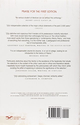 The Norton Anthology of Theory & Criticism Second Edition 9780393932928 - Image 3