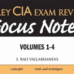 Wiley CIA Exam Review Focus Notes ISBN-13: 9780470277102