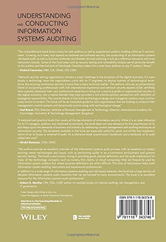 Understanding and Conducting Information Systems Auditing 1st Edition 9781118343746 - Image 3