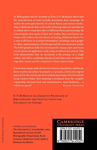 Bibliography and the Sociology of Texts 9780521644952 - Image 3
