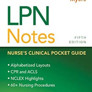 LPN Notes: Nurses Clinical Pocket Guide ISBN-13: 9780803699748