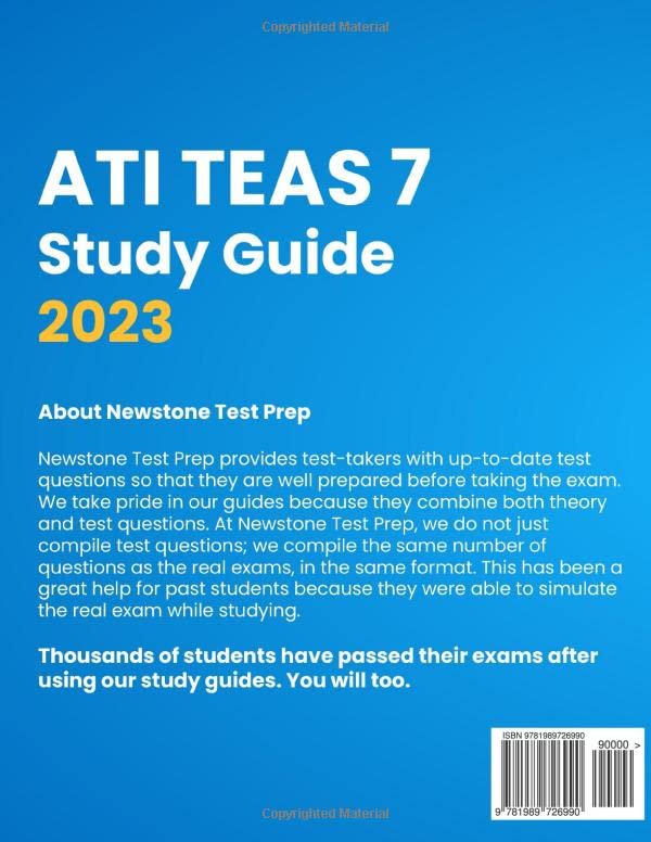 ATI TEAS 7 Study Guide 2023: Updated Review + 1020 Test Questions and Detailed Answer Explanations for the 7th Edition (6 Full-Length Exams) 9781989726990 - Image 3