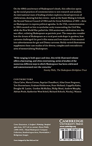 Celebrating Shakespeare: Commemoration and Cultural Memory 9781107042773 - Image 3