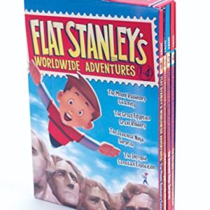 Flat Stanley’s Worldwide Adventures #1-4 Box Set Paperback – October 7, 2014 9780062365934