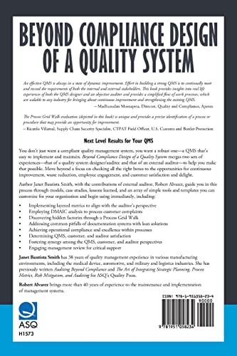 Beyond Compliance Design of a Quality System Paperback – July 30, 2020 9781951058234 - Image 2