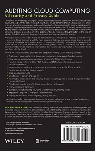 Auditing Cloud Computing: A Security and Privacy Guide 1st Edition 9780470874745 - Image 2