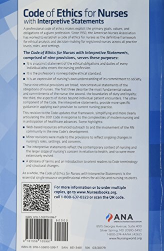 Code of Ethics for Nurses with Interpretive Statements Second Edition 9781558105997 - Image 3