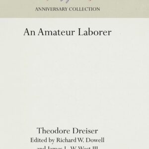 An Amateur Laborer (Anniversary Collection) Hardcover – Download: Adobe Reader