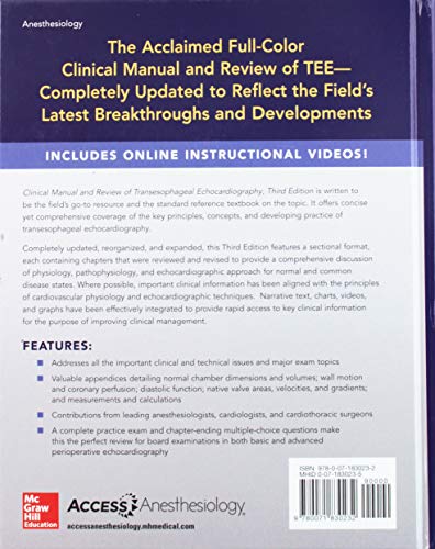 Clinical Manual and Review of Transesophageal Echocardiography, 3/e 3rd Edition 9780071830232 - Image 2