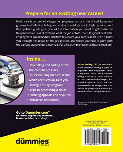 Medical Billing & Coding For Dummies (For Dummies (Career/Education)) 3rd Edition 9781119625445 - Image 3