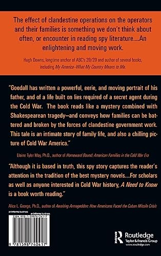 A Need to Know: The Clandestine History of a CIA Family Hardcover – February 28, 2006 9781598740417 - Image 3