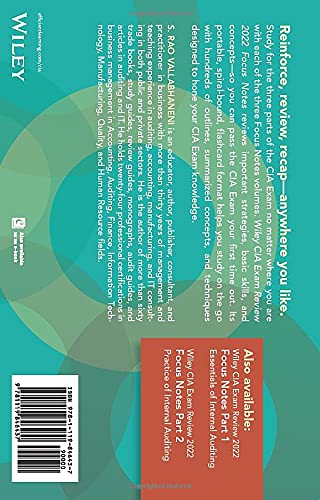 Wiley CIA 2022 Focus Notes, Part 3: Business Knowledge for Internal Auditing (Wiley CIA Exam Review Series) 1st Edition 9781119846437 - Image 3