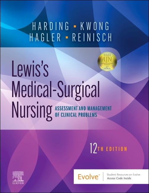 9780323789615 Lewis's Medical-Surgical Nursing: Assessment and Management of Clinical Problems