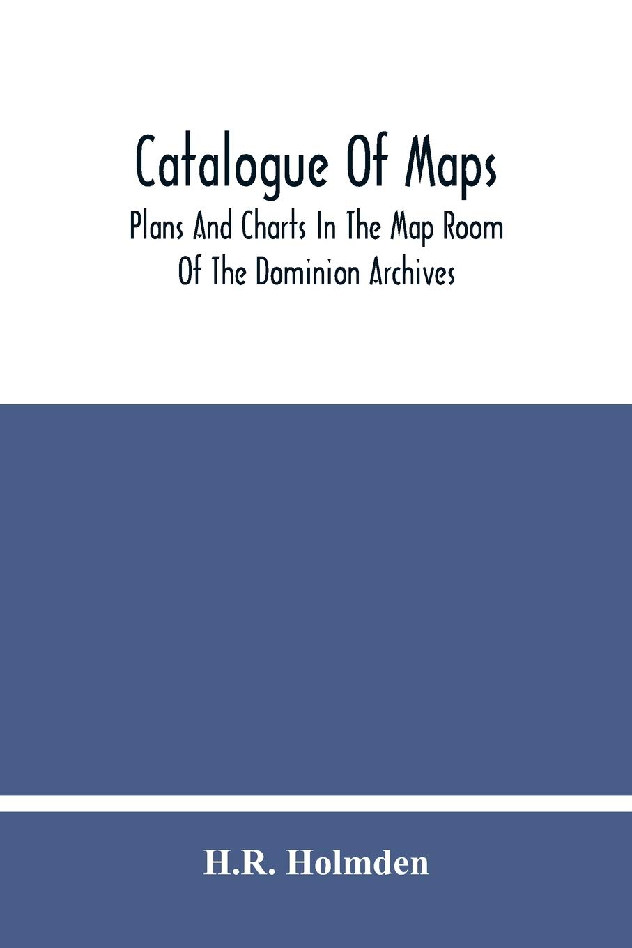 Catalogue Of Maps