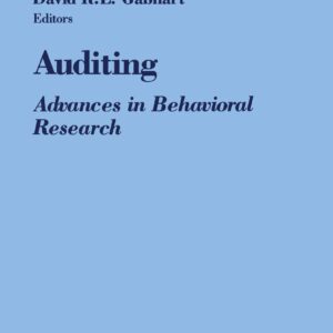 Auditing: Advances in Behavioral Research (Recent Research in Psychology) 9780387976198