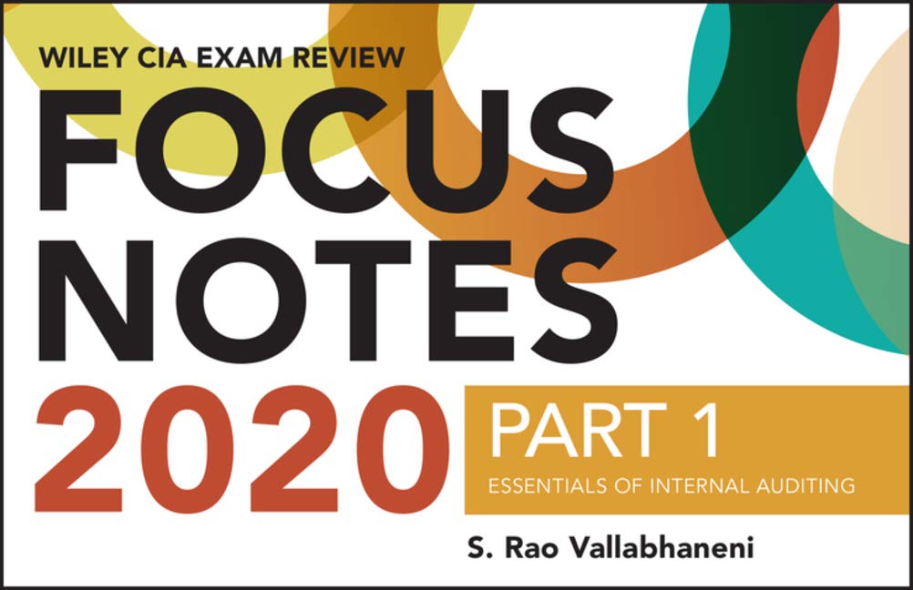 Wiley CIA Exam Review 2020 Focus Notes