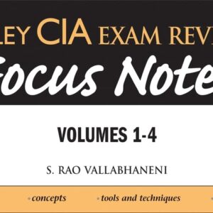 Wiley CIA Exam Review Focus Notes 1st Edition 9780470277102