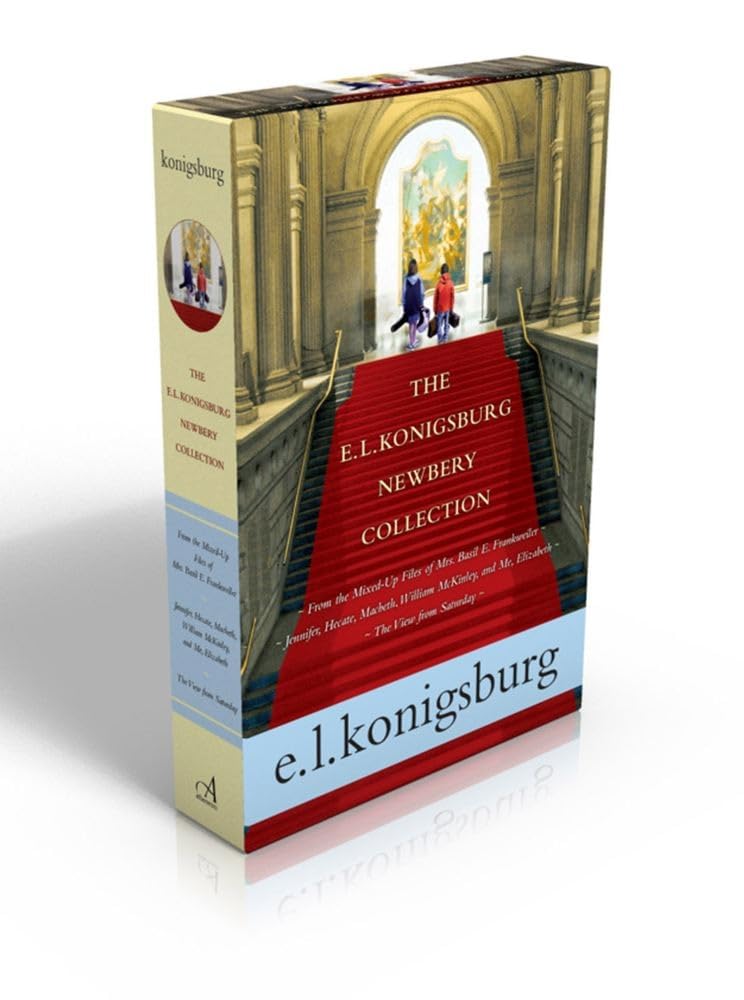 The E.L. Konigsburg Newbery Collection (Boxed Set): From the Mixed-Up Files of Mrs. Basil E. Frankweiler; Jennifer, Hecate, Macbeth, William McKinley, and Me, Elizabeth; The View From Saturday Paperback – October 22, 2013 9781442497436