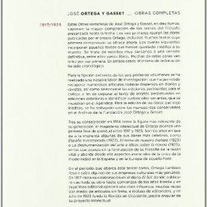 Obras completas. Tomo III (1917/1925) Hardcover – April 26, 2005 9788430605804