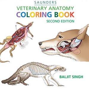 Veterinary Anatomy Coloring Book ISBN-13: 9781455776849