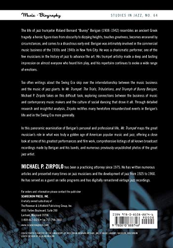 and Triumph of Bunny Berigan (Volume 64) (Studies in Jazz