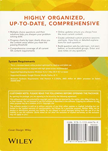 Wiley CIA Test Bank 2020: Part 1, Essentials of Internal Auditing (1-year access) 1st Edition 9781119666769 - Image 3