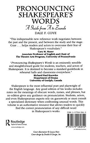 Pronouncing Shakespeare's Words: A Guide from A to Zounds 1st Edition 9781579580810 - Image 3