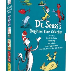 Dr. Seuss's Beginner Book Boxed Set Collection: The Cat in the Hat; One Fish Two Fish Red Fish Blue Fish; Green Eggs and Ham; Hop on Pop; Fox in Socks Hardcover – Box set