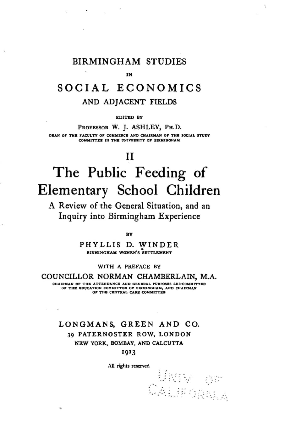 The public feeding of elementary school children