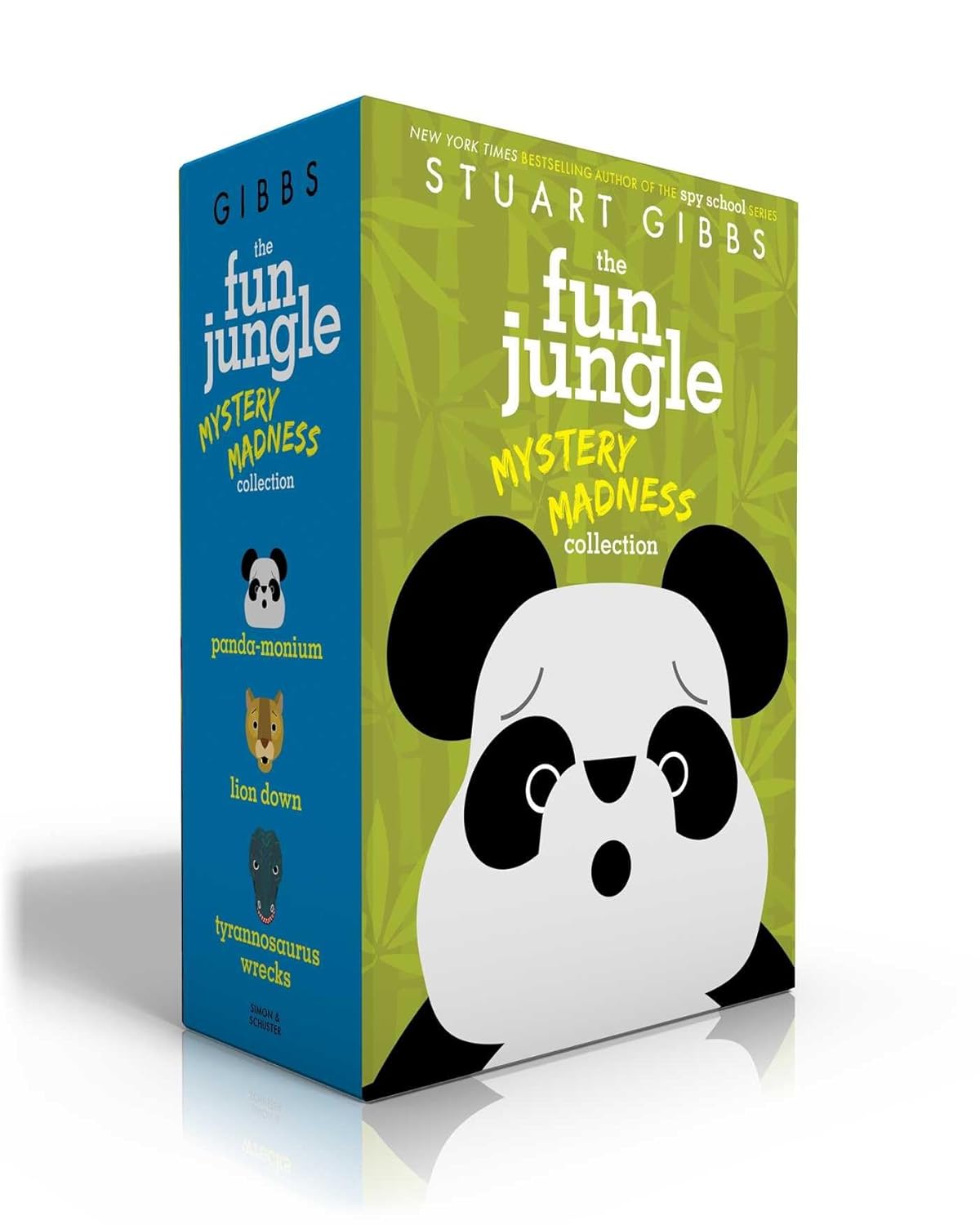 The FunJungle Mystery Madness Collection (Boxed Set): Panda-monium; Lion Down; Tyrannosaurus Wrecks Paperback – June 29, 2021 9781665900485