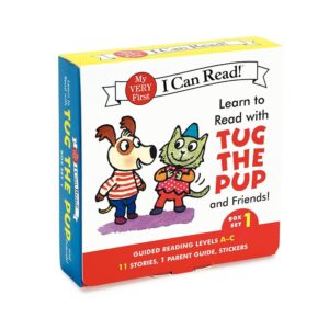 Learn to Read with Tug the Pup and Friends! Box Set 1: Levels Included: A-C (My Very First I Can Read) Paperback – Illustrated, June 24, 2014 9780062266897