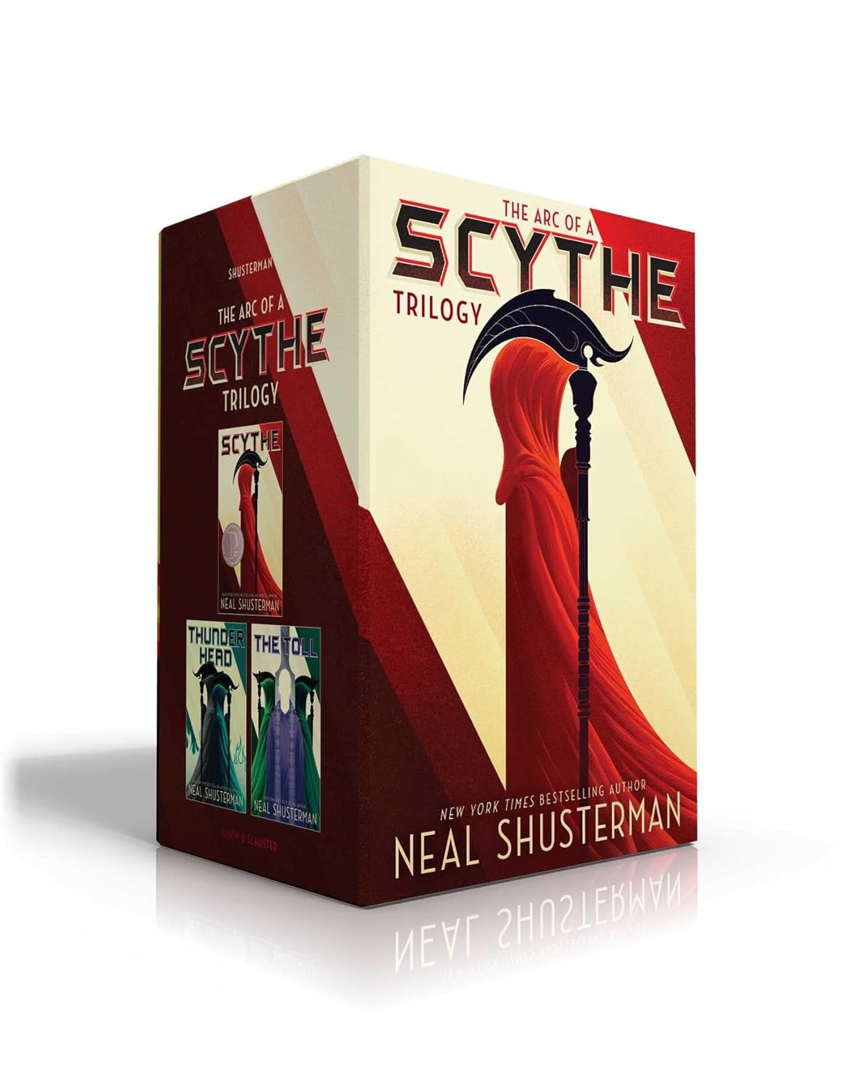 The Arc of a Scythe Trilogy (Boxed Set): Scythe; Thunderhead; The Toll Hardcover – November 19, 2019 9781534461536
