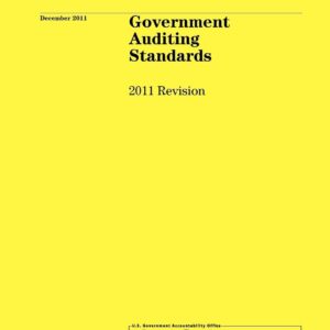 Government Auditing Standards: 2011 Revision (Yellow Book) Hardcover – January 20