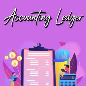Accounting Ledger Book: Simple Accounting Ledger for Bookkeeping - Big Size - 120 Pages Paperback – Large Print