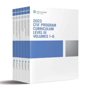 2023 CFA Program Curriculum Level III Box Set 1st Edition 9781953337191