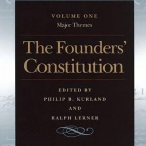 The Founders’ Constitution (5 Volume Set) 9780865972797