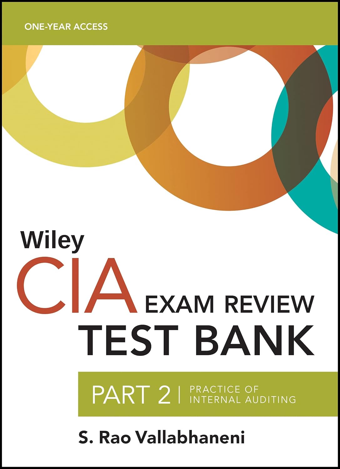 Wiley CIA 2022 Test Bank: Practice of Internal Auditing 1-year Access (Wiley CIA Test Bank