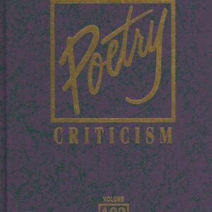 Poetry Criticism (Poetry Criticism