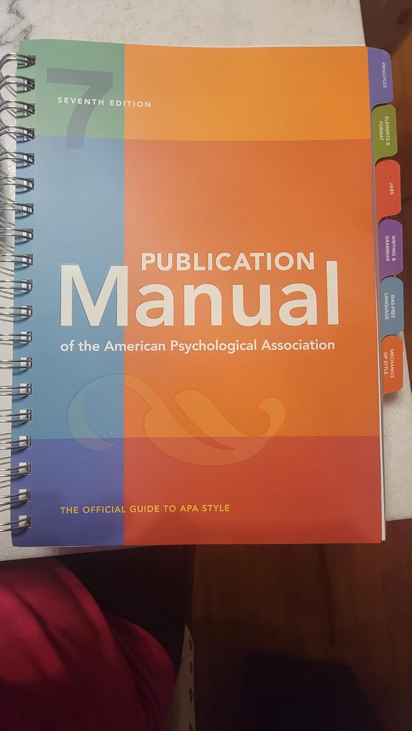 Publication Manual (OFFICIAL) 7th Edition of the American Psychological Association Seventh Edition 9781433832161 - Image 3
