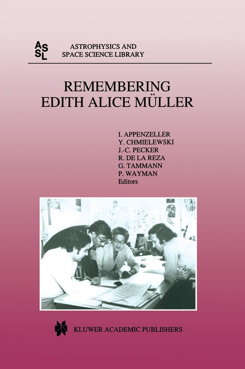 Remembering Edith Alice Muller 1998th Edition 9780792347897