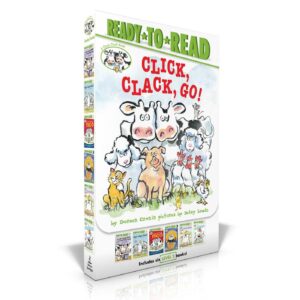 Click, Clack, Go! (Boxed Set): Click, Clack, Moo; Giggle, Giggle, Quack; Dooby Dooby Moo; Click, Clack, Boo!; Click, Clack, Peep!; Click, Clack, Surprise! (A Click Clack Book) Paperback – August 27, 2019 9781534450912
