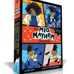 The Mia Mayhem Collection (Boxed Set): Mia Mayhem Is a Superhero!; Mia Mayhem Learns to Fly!; Mia Mayhem vs. The Super Bully; Mia Mayhem Breaks Down Walls Paperback – Illustrated, November 12, 2019 9781534446403